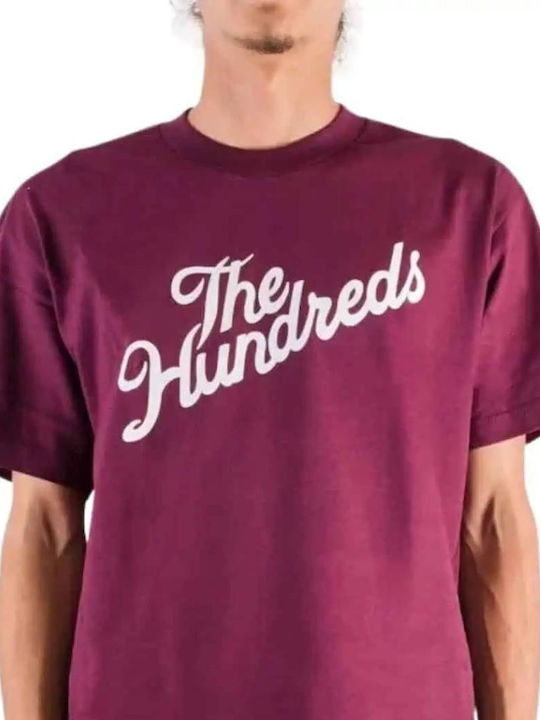 The Hundreds T-shirt Burgundy