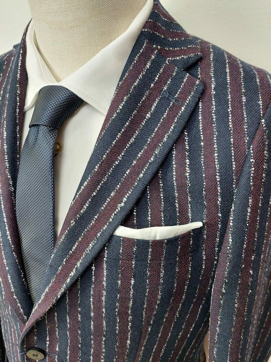 Monte Napoleone Men's Suit Jacket Multicolour