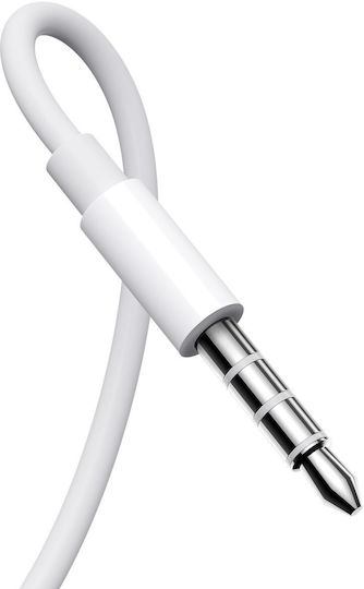 Joyroom JR-EW01 In-ear Handsfree με Βύσμα 3.5mm Λευκό