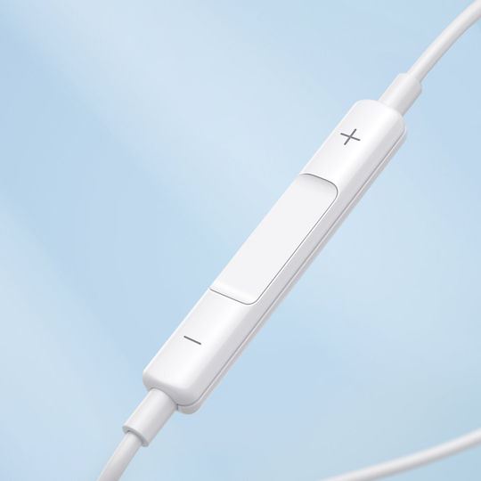 Joyroom JR-EW01 In-ear Handsfree με Βύσμα 3.5mm Λευκό