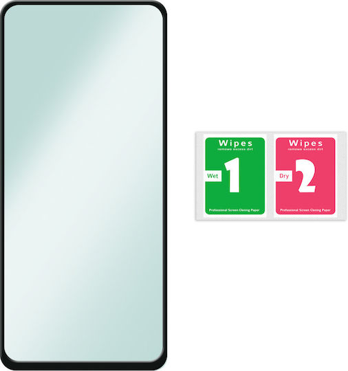 3D 0.3mm Full Face Tempered Glass Μαύρο (OnePlus Nord 2)