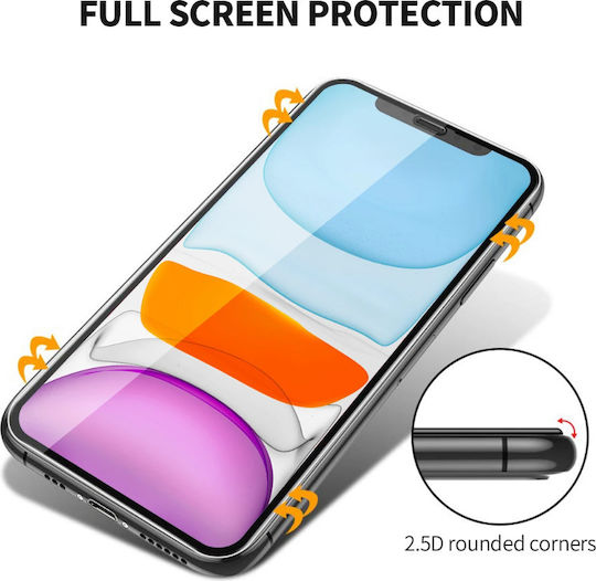 Zifriend 5D Full Face Tempered Glass (Realme C21)