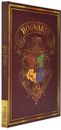 Bluesky Harry Potter Notebook A5 80 Sheets Ruled Red