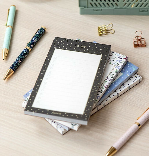 Filofax CONFETTI PERSONAL Κόλλες Αναφοράς A5 60 Φύλλων Ριγέ Μαύρες