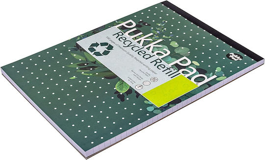 Pukka Pad Μπλοκ Σημειώσεων Α4 50 Φύλλων Ριγέ Πράσινο