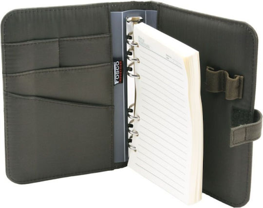 Fosco Industries Notebook with Pen Holder Gray