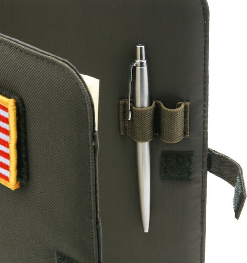 Fosco Industries Notizbuch A5 mit Stifthalter Grün