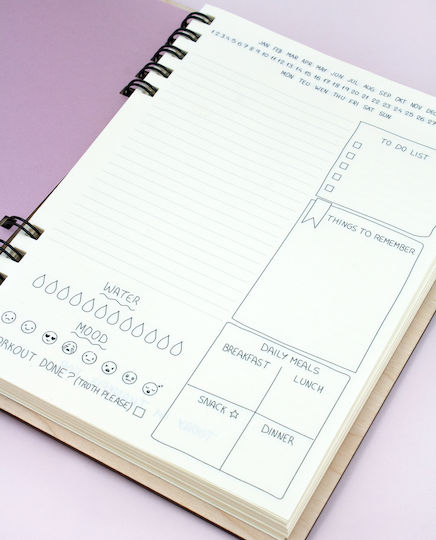 LifeLikes Notizbuch Spirale Beige