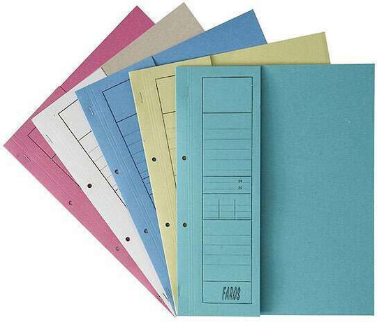 Uni Pap Clipboard with Spring for Paper A4 Yellow (Μiscellaneous colours) 1pcs