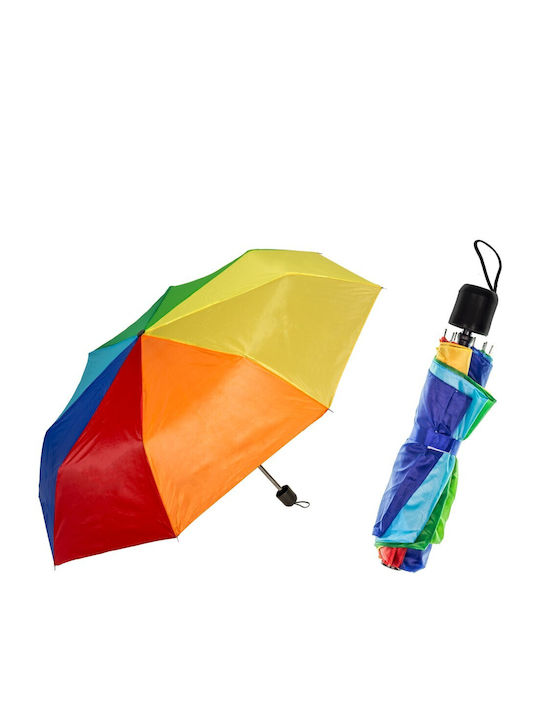 Ομπρέλα Βροχής Σπαστή Πολύχρωμη