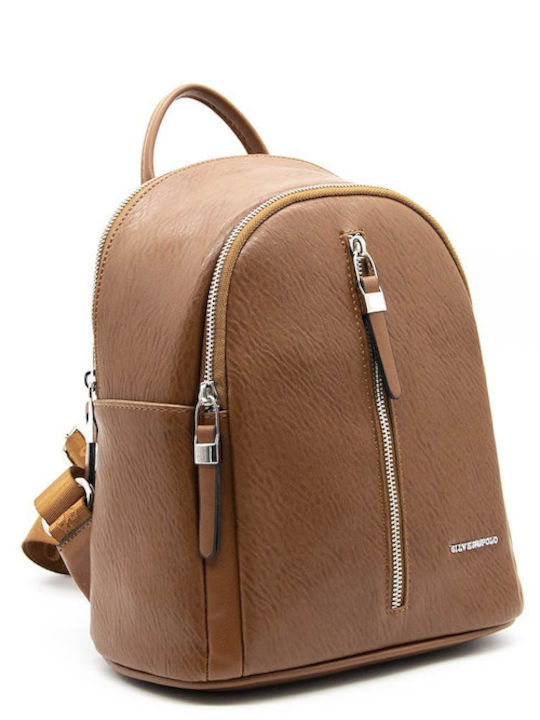 Silver & Polo Women's Bag Backpack Tabac Brown