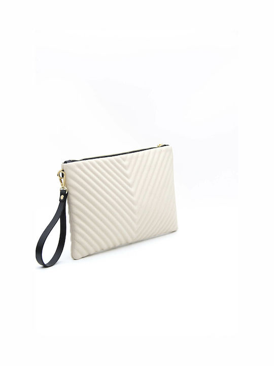 Women's Beige Clutch