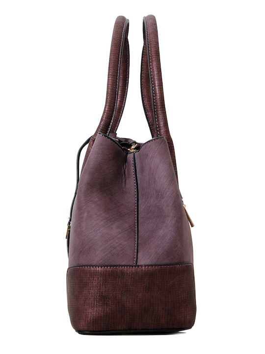 MI-TU Exclusive Women's Bag Tote Hand Burgundy