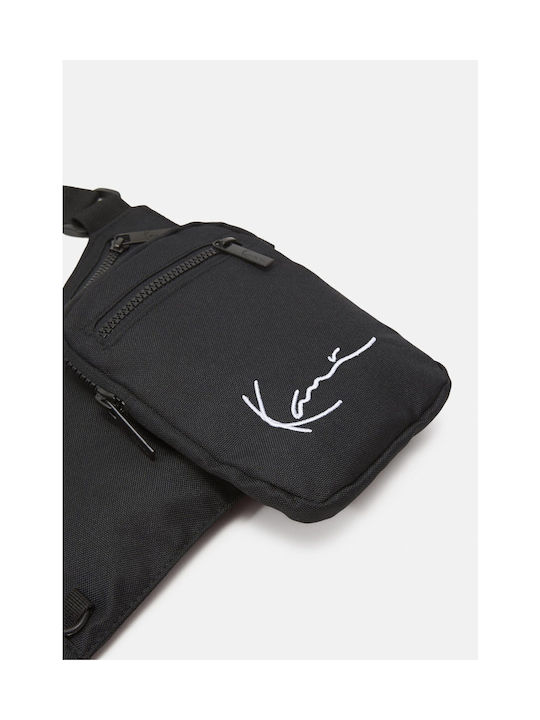 Karl Kani Signature Ανδρική Τσάντα Στήθους Μαύρη