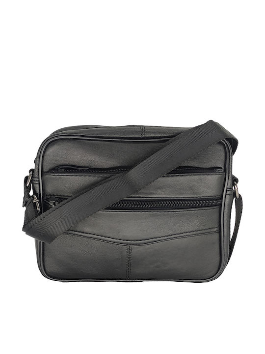 Leather Men's Bag Shoulder / Crossbody Black