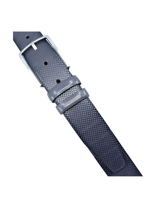 Men's Belt Leather Gray