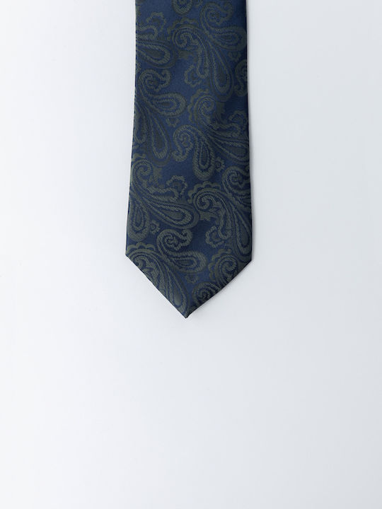 Aristoteli Bitsiani Silk Men's Tie Printed Blue