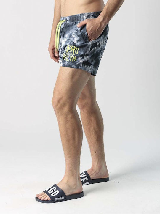 Men's Swimwear Shorts Black with Patterns