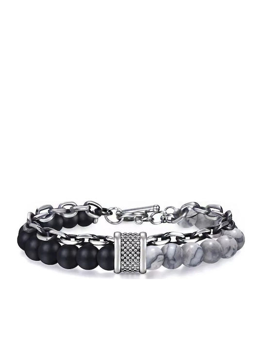 Legend Accessories Ανδρικό Βραχιόλι από Ατσάλι