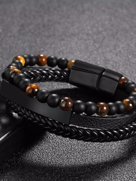 Legend Accessories Leather Bracelet