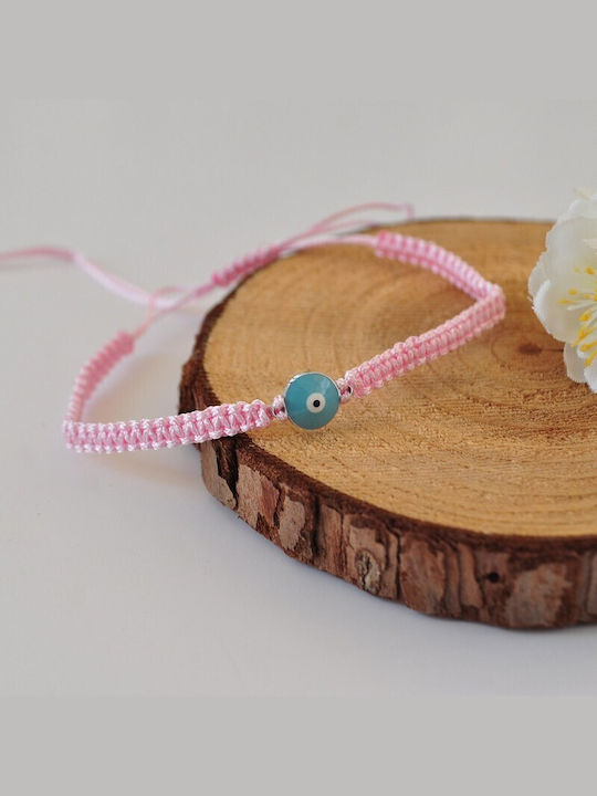 FantazyStores Bracelet Macrame with design Eye made of Cord