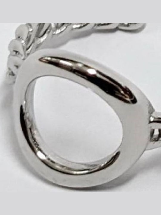Kostibas Fashion Γυναικείο Δαχτυλίδι από Ατσάλι Επιχρυσωμένο