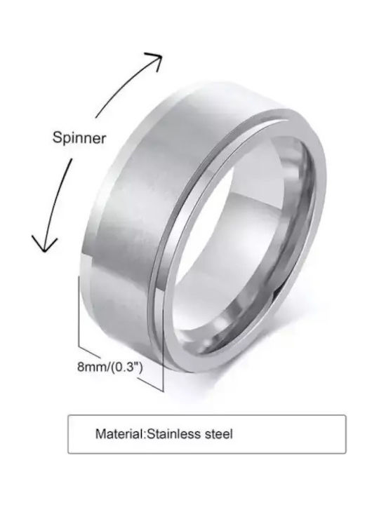 Bode Herren Ring Ehering aus Stahl Vergoldet