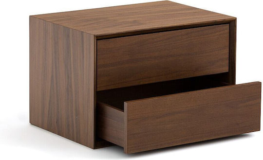 Hängeschrank fürs Wohnzimmer aus MDF Braun 60x42x39cm