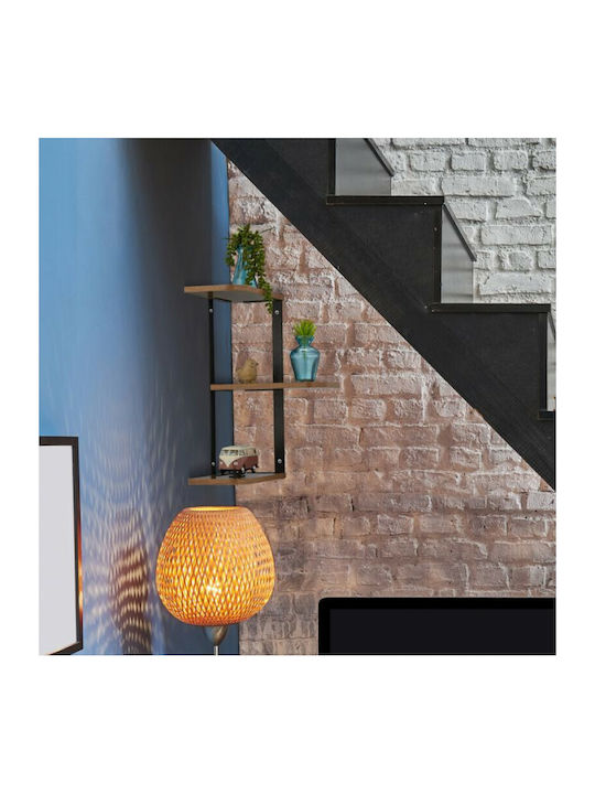 Corner Shelf Wall Brown 42.5x26.5x26.5cm