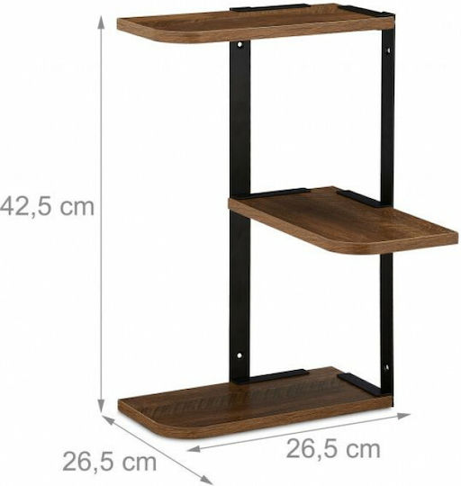 Raft Colțar Maro 42.5x26.5x26.5 cm