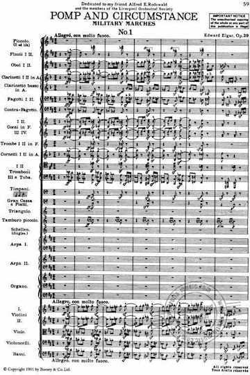 Boosey & Hawkes Elgar Sea Pictures Παρτιτούρα για Ορχήστρα