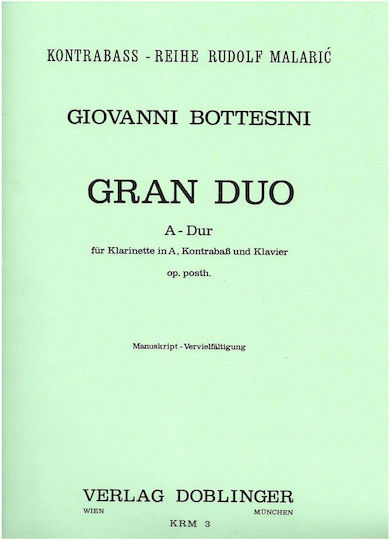 Doblinger Bottesini Gran Duo für Blasinstrumente