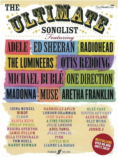 Faber Music Ultimate Songlist Παρτιτούρα για Πιάνο