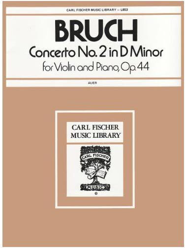 Carl Fischer Bruch Violin Παρτιτούρα για Έγχορδα / Ορχήστρα / Βιολί