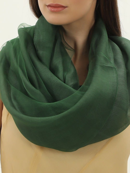 Folli Follie Women's Silk Scarf Green