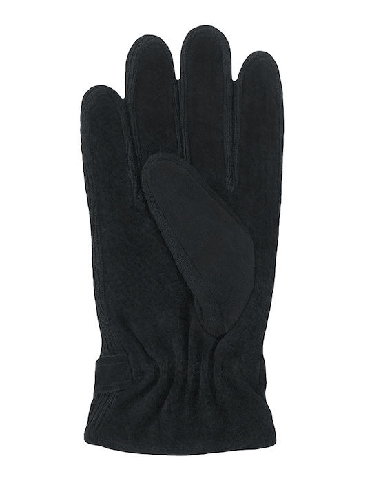 Μαύρα Ανδρικά Fleece Γάντια