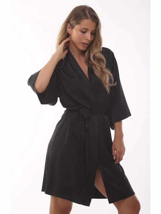 Bonatti Winter Women's Robe Black MAIDA