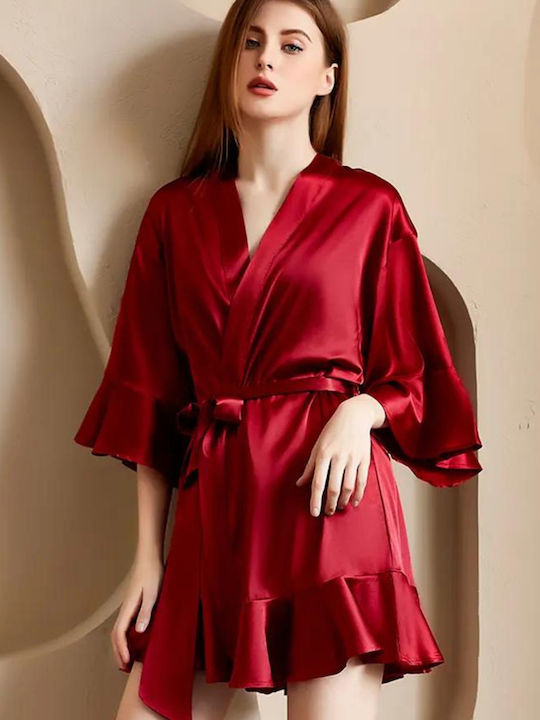 La Lolita Amsterdam Sommer Damen Schlafanzug Robe Rosa