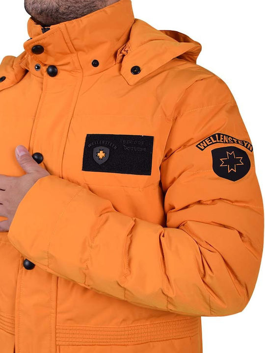 Wellensteyn LEVA 870 Men's Winter Puffer Jacket Orange