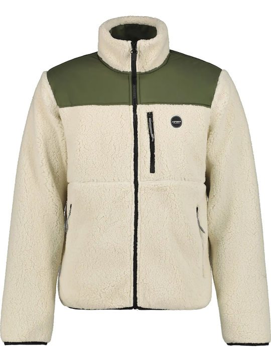 Мъжка Жилетка Fleece Бяла