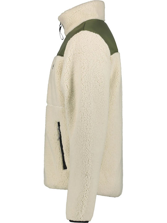 Мъжка Жилетка Fleece Бяла
