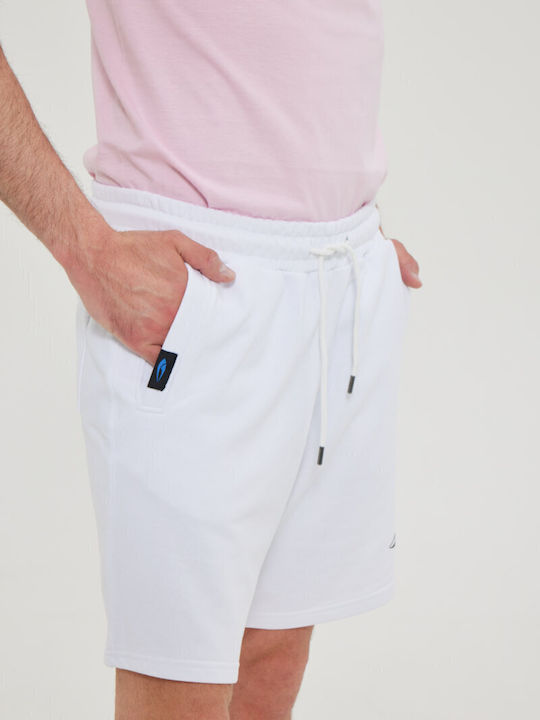 Blue Hunter Men's Shorts White