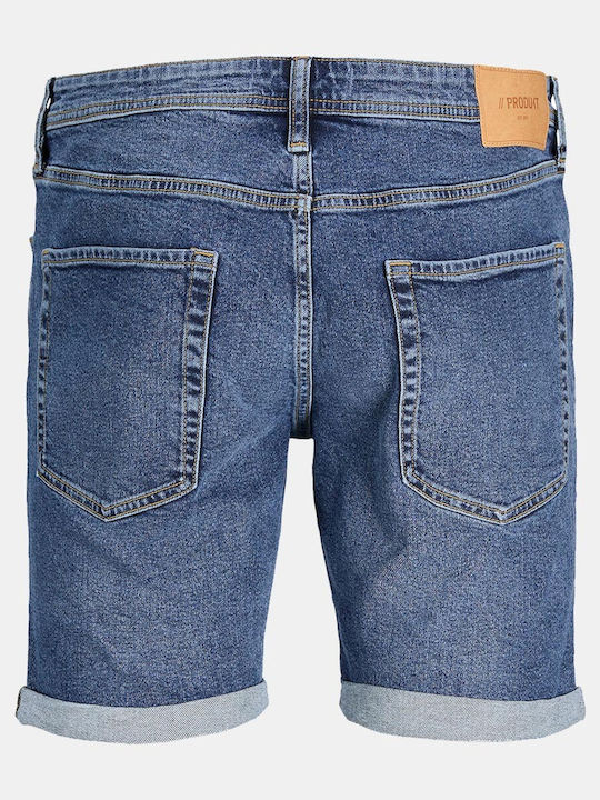 Herrenshorts Jeans Blau