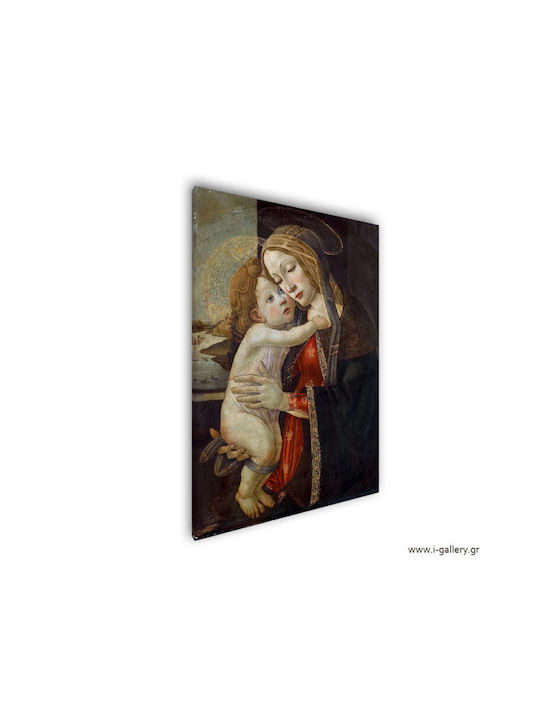 I-gallery The Virgin And Πίνακας Αντίγραφο του Sandro Botticelli σε Καμβά 30x40cm