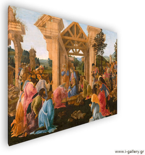 I-gallery The Adoration Of Painting Copy of Sandro Botticelli on Canvas 60x40cm