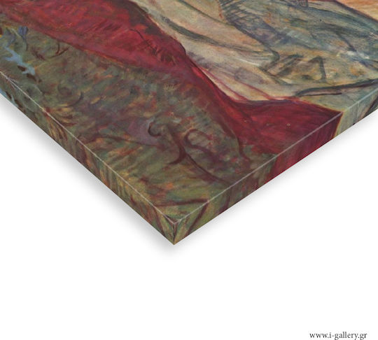 I-gallery In Bed Toulouse Πίνακας Αντίγραφο του Toulouse Lautrec σε Καμβά 90x60cm