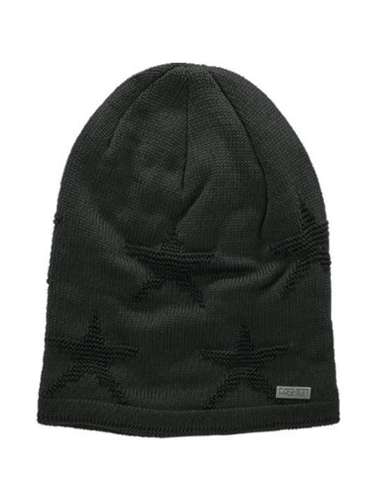 Beanie Unisex Σκούφος Πλεκτός σε Γκρι χρώμα