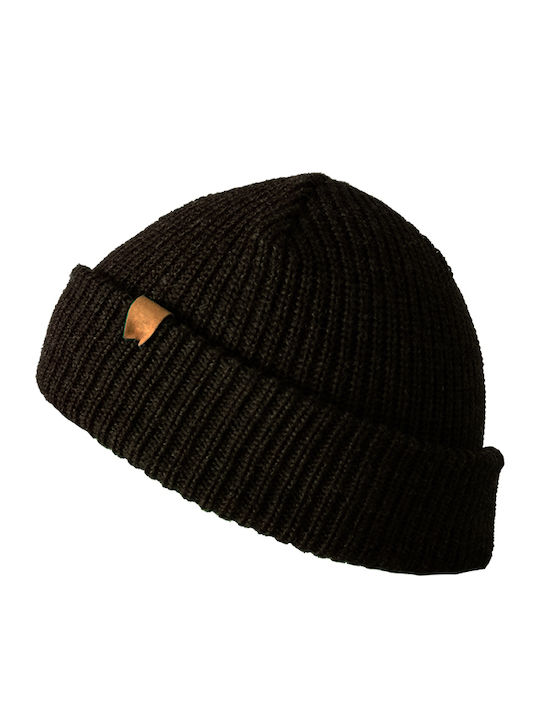 Ribbed Beanie Cap Gray