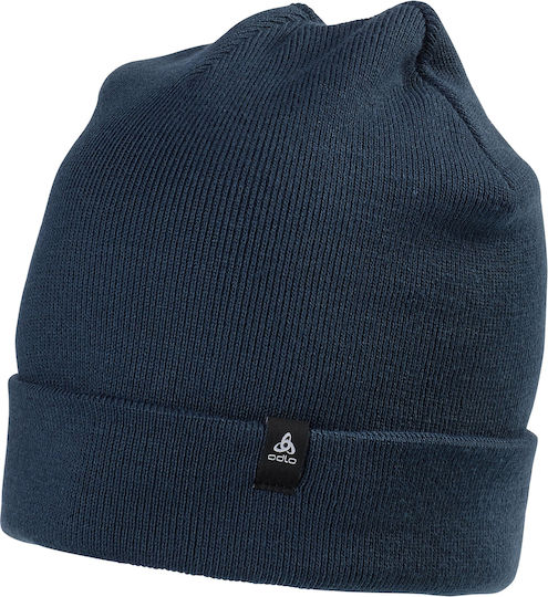 Skadi Beanie Unisex Knitted Beanie in Navy Blue Color
