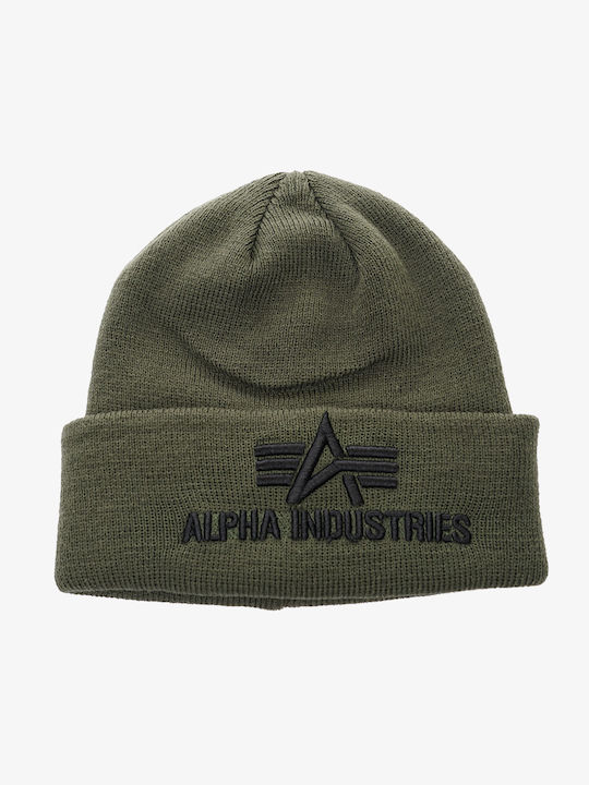 Alpha Industries Knitted Beanie Cap Khaki